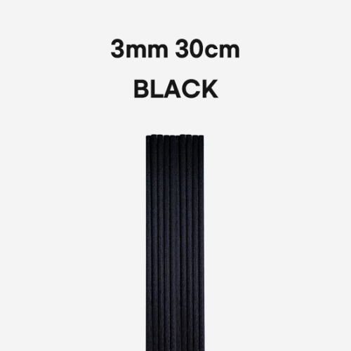 블랙섬유스틱3mm30cm